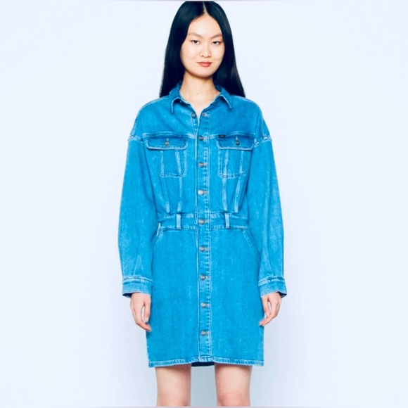 NWT Lee Denim Dress✨✨ - Picture 4 of 9